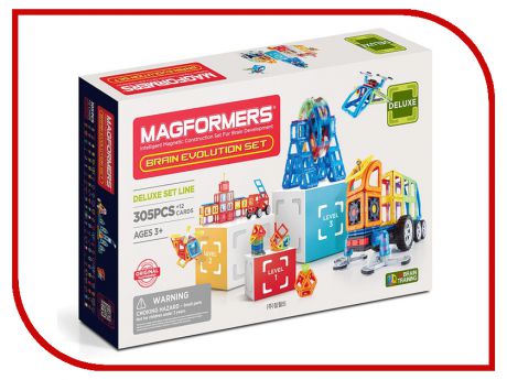 Конструктор Magformers Deluxe 710013 Эволюция интеллекта