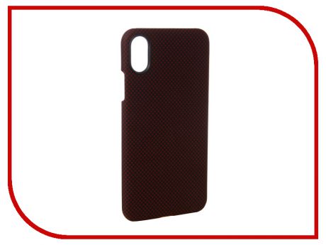 Аксессуар Чехол Pitaka Aramid Case для APPLE iPhone X Black-Red Plain KI8004X