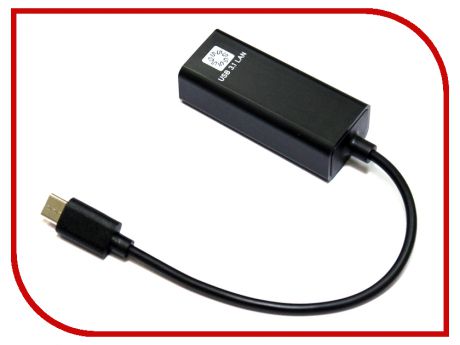 Сетевая карта 5bites USB 3.1 - RJ45 100Mb Black UA3C-45-08BK