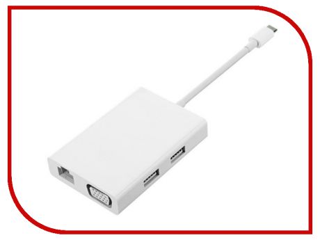 Хаб Xiaomi Mi USB-C - VGA Gigabit Ethernet Multi-Adapter