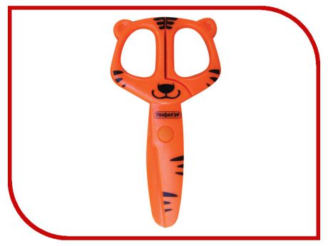 Ножницы Пифагор Тигренок 120mm Orange 236858