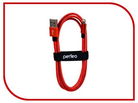 Аксессуар Perfeo USB - Lightning 3m Red I4310