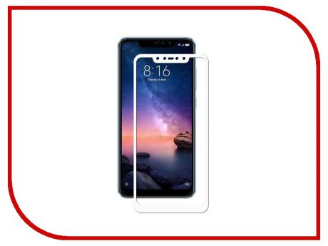 Аксессуар Защитное стекло для Xiaomi Redmi Note 6 Pro Svekla Full Screen White ZS-SVXIREDN6P-FSWH