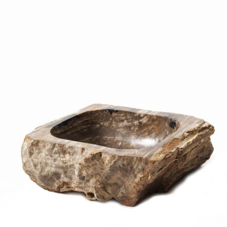 Teak House Раковина из окаменелого дерева “Fossil Stone“