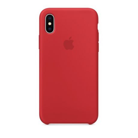 Чехол (клип-кейс) APPLE MQT52ZM/A, для Apple iPhone X, красный