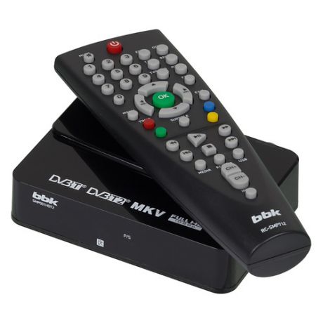 Ресивер DVB-T2 BBK SMP001HDT2, черный