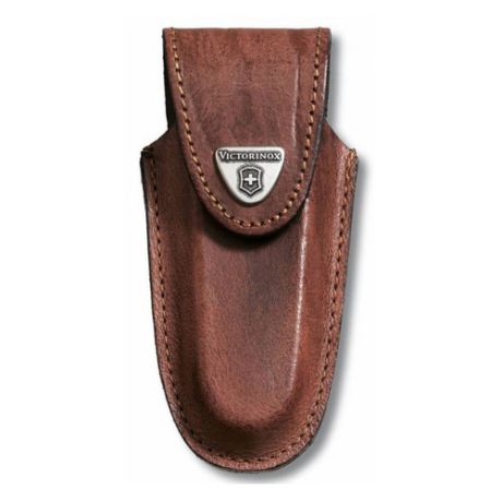 Чехол из нат.кожи Victorinox Leather Belt Pouch (4.0538) коричневый с застежкой на липучке без упако