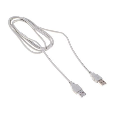 Кабель USB2.0 BURO USB A(m) - USB A(m), 1.8м, блистер, серый [bhp ret usb_am18]