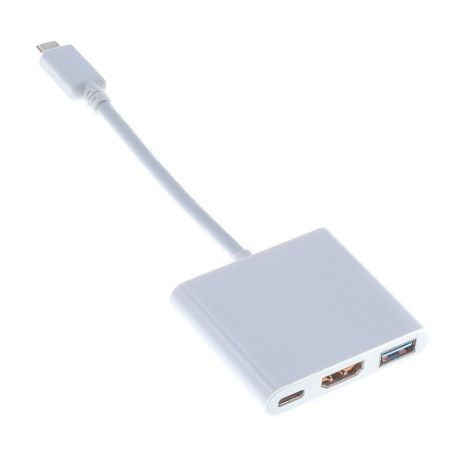 Переходник BURO USB Type-C - HDMI (f), белый [bhp ret tpc-hdm]