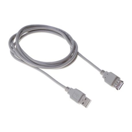 Кабель USB2.0 BURO USB A(m) - USB A(f), 3м, блистер, серый [bhp ret usb_af30]