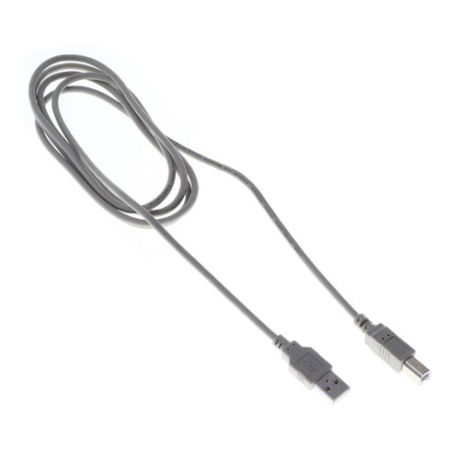 Кабель USB2.0 BURO USB A(m) - USB B(m), 1.8м, блистер, серый [bhp ret usb_bm18]