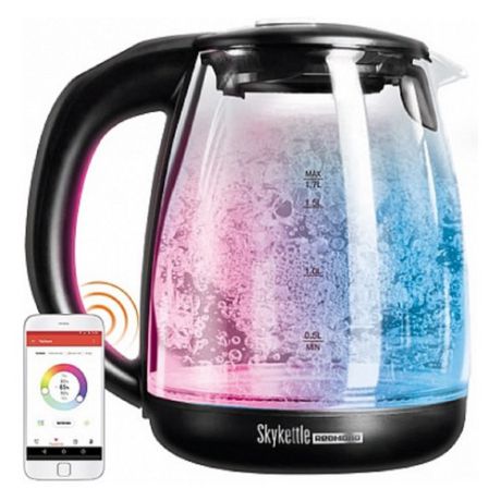 Чайник электрический REDMOND RK-G210S SkyKettle, 2200Вт, черный матовый