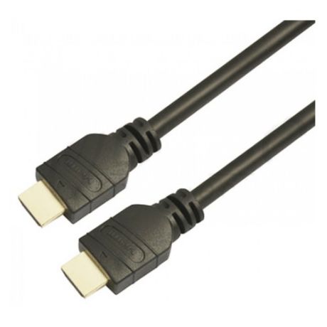 Кабель аудио-видео LAZSO WH-111, HDMI (m) - HDMI (m) , ver 2.0, 30м, GOLD черный