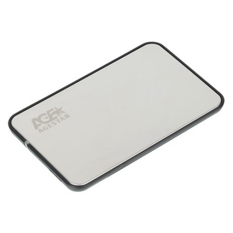 Внешний корпус для HDD/SSD AGESTAR 3UB2A8S-6G, серебристый