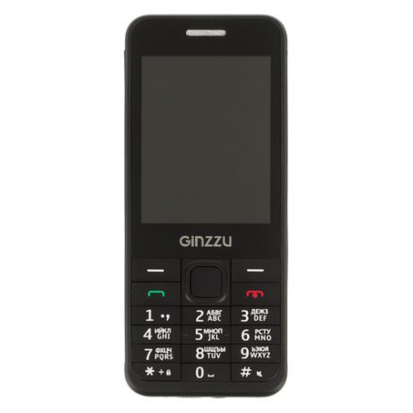 Мобильный телефон GINZZU m108d, черный