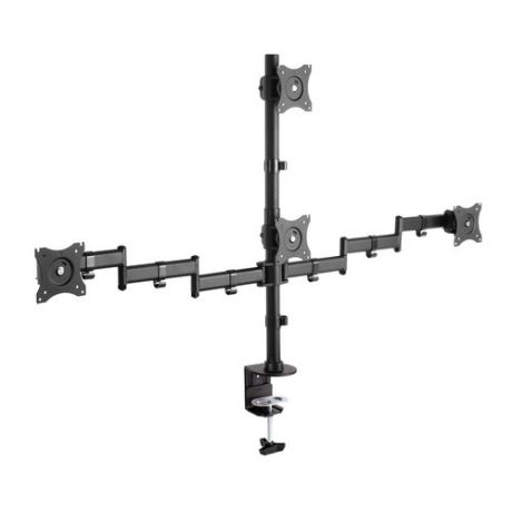 Кронштейн для мониторов Arm Media LCD-T16 черный 15"-32" макс.40кг настольный поворот и наклон верт.