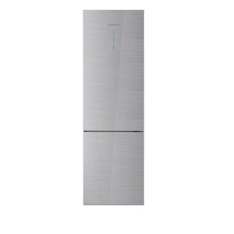 Холодильник DAEWOO RNV3610GCHS, двухкамерный, серебристое стекло