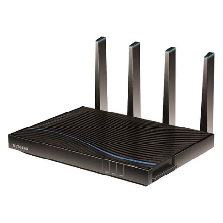 Беспроводной маршрутизатор NETGEAR Nighthawk X8, ADSL 2/2+, черный [d8500-100eus]