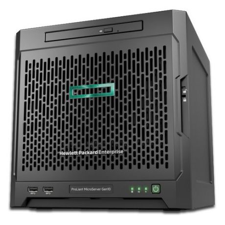Сервер HPE ProLiant MicroServer Gen10 1xX3216 1x8Gb x4 3.5" SATA 1G 2P 1x200W 2xDisplayPort (873830-