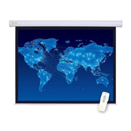 Экран CACTUS Motoscreen CS-PSM-127X127, 127х127 см, 1:1, настенно-потолочный белый