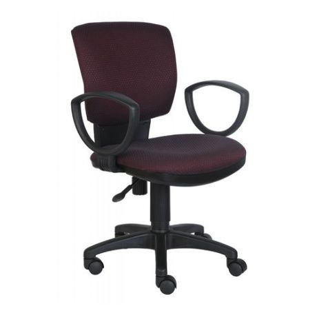 Кресло БЮРОКРАТ Ch-626AXSN, на колесиках, ткань, темно-бордовый/темно-серый [ch-626axsn/v-02]