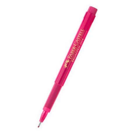 Ручка капиллярная Faber-Castell Broadpen (155428) 0.8мм розовые чернила 10 шт./кор.