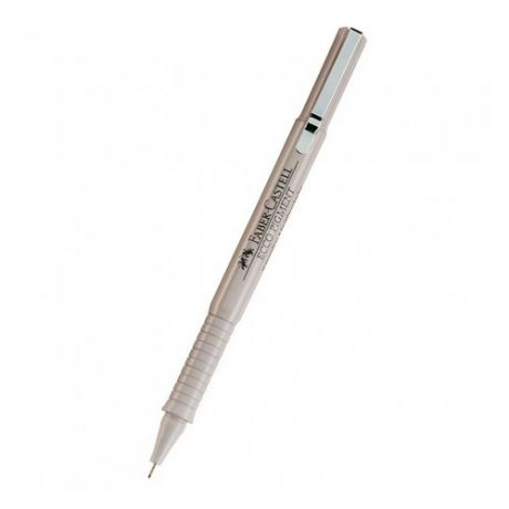 Ручка капиллярная Faber-Castell Ecco Pigment (166499) 0.4мм черные чернила 10 шт./кор.