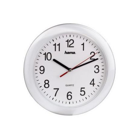 Настенные часы HAMA PP-250 H-113921, аналоговые, белый