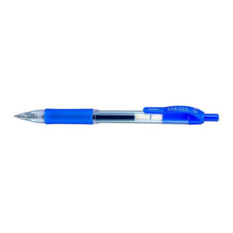 Ручка гелевая Zebra SARASA (JJ3-BL) авт. 0.5мм резин. манжета синий 12 шт./кор.
