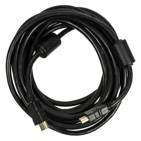 Кабель-соединительный аудио-видео NINGBO HDMI-5M-MG, HDMI (m) - HDMI (m) , ver 1.4, 5м, GOLD ф/фильтр, черный, блистер [hdmi-5m-mg(ver1.4)bl]