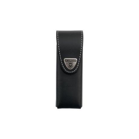 Чехол из нат.кожи Victorinox Leather Belt Pouch (4.0524.31) черный с застежкой на липучке/повор.креп