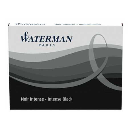 Картридж Waterman (S0110850) черный чернила для ручек перьевых (8шт)