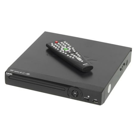 DVD-плеер BBK DVP034S, черный [(dvd) player dvp034s б/д чер c]