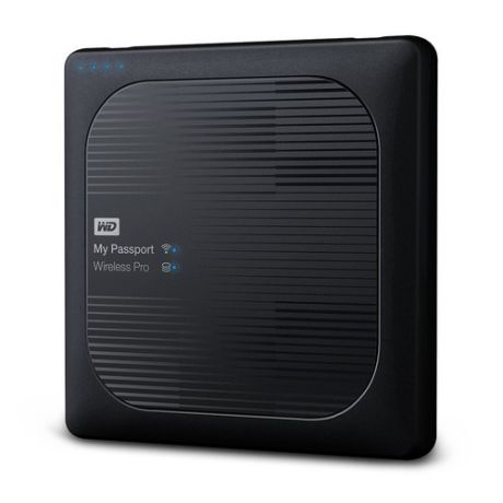 Внешний жесткий диск WD My Passport Wireless Pro WDBSMT0040BBK-RESN, 4Тб, черный