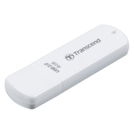 Флешка USB TRANSCEND Jetflash 370 4Гб, USB2.0, белый [ts4gjf370]
