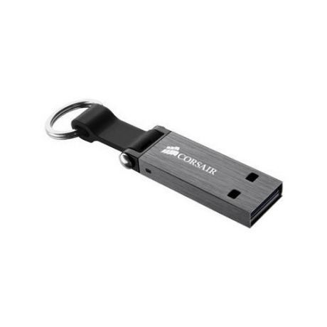 Флешка USB CORSAIR Voyager Mini 64Гб, USB3.0, черный и серый [cmfmini3-64gb]