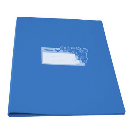 Папка с метал.зажим Бюрократ Tropic -TR07CAZURE A4 пластик 0.7мм голубой 30 шт./кор.