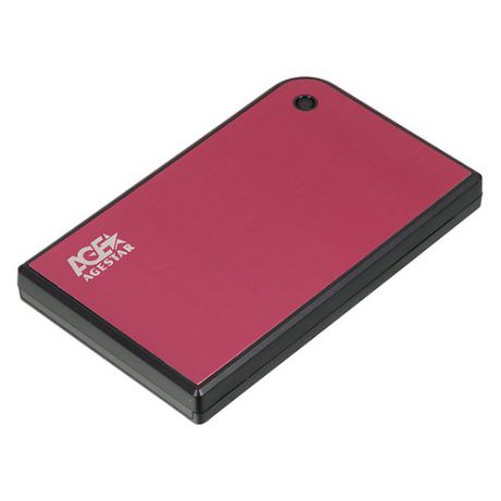 Внешний корпус для HDD/SSD AGESTAR 3UB2A14, красный