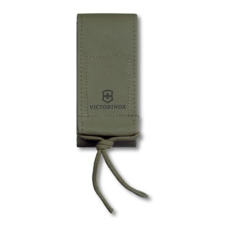 Чехол из иск.кожи Victorinox Leather Imitation Belt Pouch (4.0837.4) зеленый с застежкой на липучке