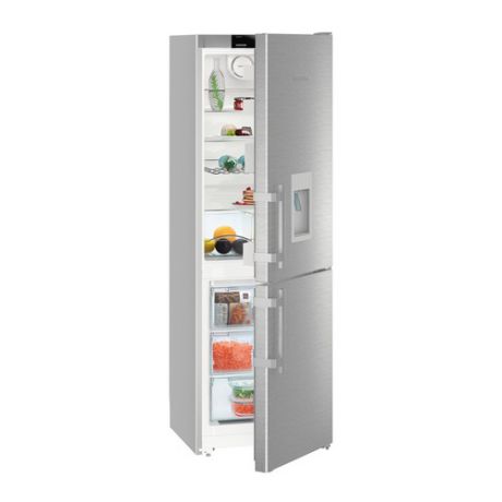 Холодильник LIEBHERR CNef 3535, двухкамерный, нержавеющая сталь