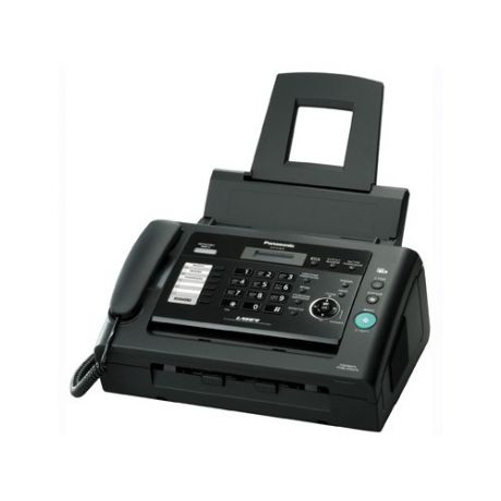 Факс PANASONIC KX-FL423RUB, лазерный, черный
