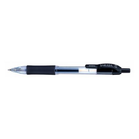 Ручка гелевая Zebra SARASA (JJ3-BK) авт. 0.5мм резин. манжета черный 12 шт./кор.