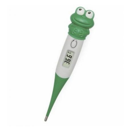 Термометр электронный A&D DT-624 "Лягушка", зеленый
