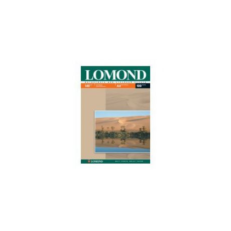 Бумага Lomond 0102074 A4/140г/м2/100л./белый матовое для струйной печати