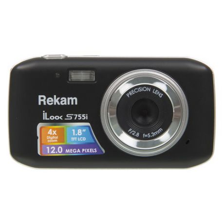 Цифровой фотоаппарат REKAM iLook S755i, черный