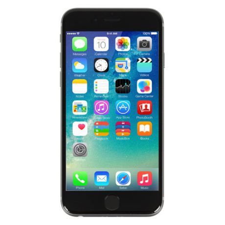 Смартфон APPLE iPhone 6s 128Gb, MKQT2RU/A, серый