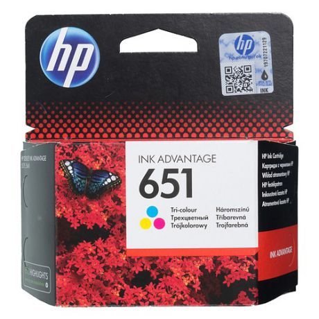 Картридж HP 651 многоцветный [c2p11ae]