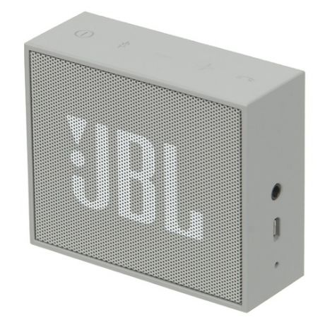 Портативная колонка JBL GO, 3Вт, серый [jblgogray]