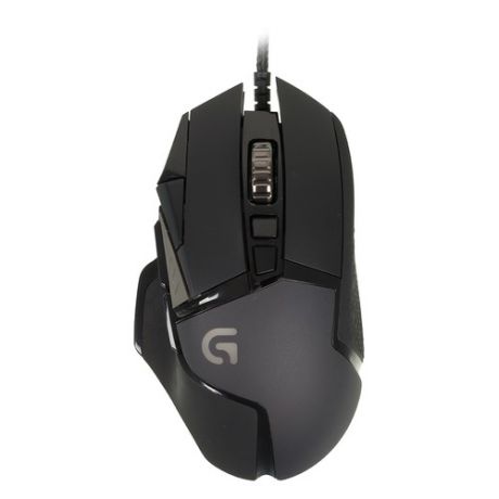 Мышь LOGITECH G502 RGB оптическая проводная USB, черный [910-004617]