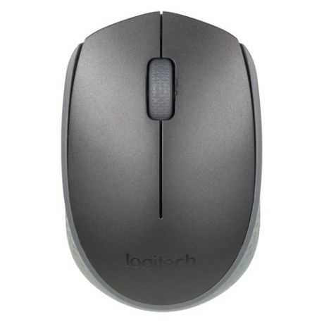 Мышь LOGITECH M171 оптическая беспроводная USB, черный [910-004424]